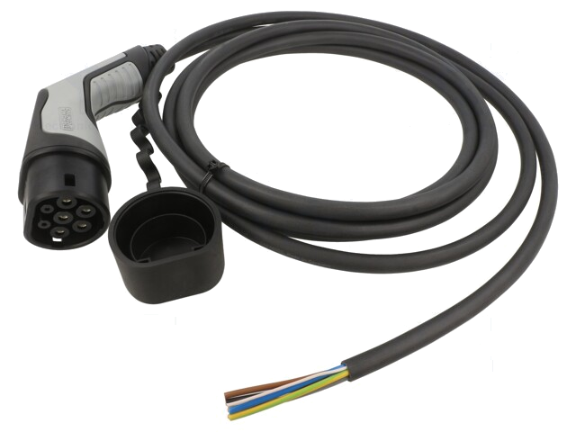 Kabel: eMobility; 1x0,5mm2,5x2,5mm2; 480V; 16,63kW; IP44; 5m; 20A Kabel: eMobility; 1x0,5mm2,5x2,5mm2; 480V; 16,63kW; IP44; 5m; 20A